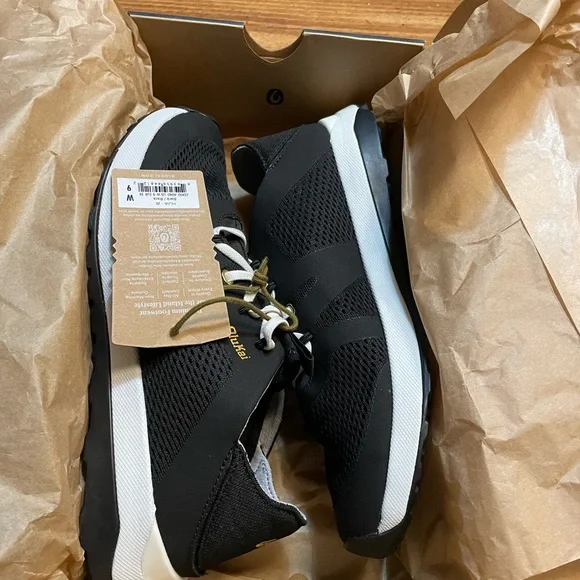 OluKai Black and White Athletic Shoes - Picture 3 of 6